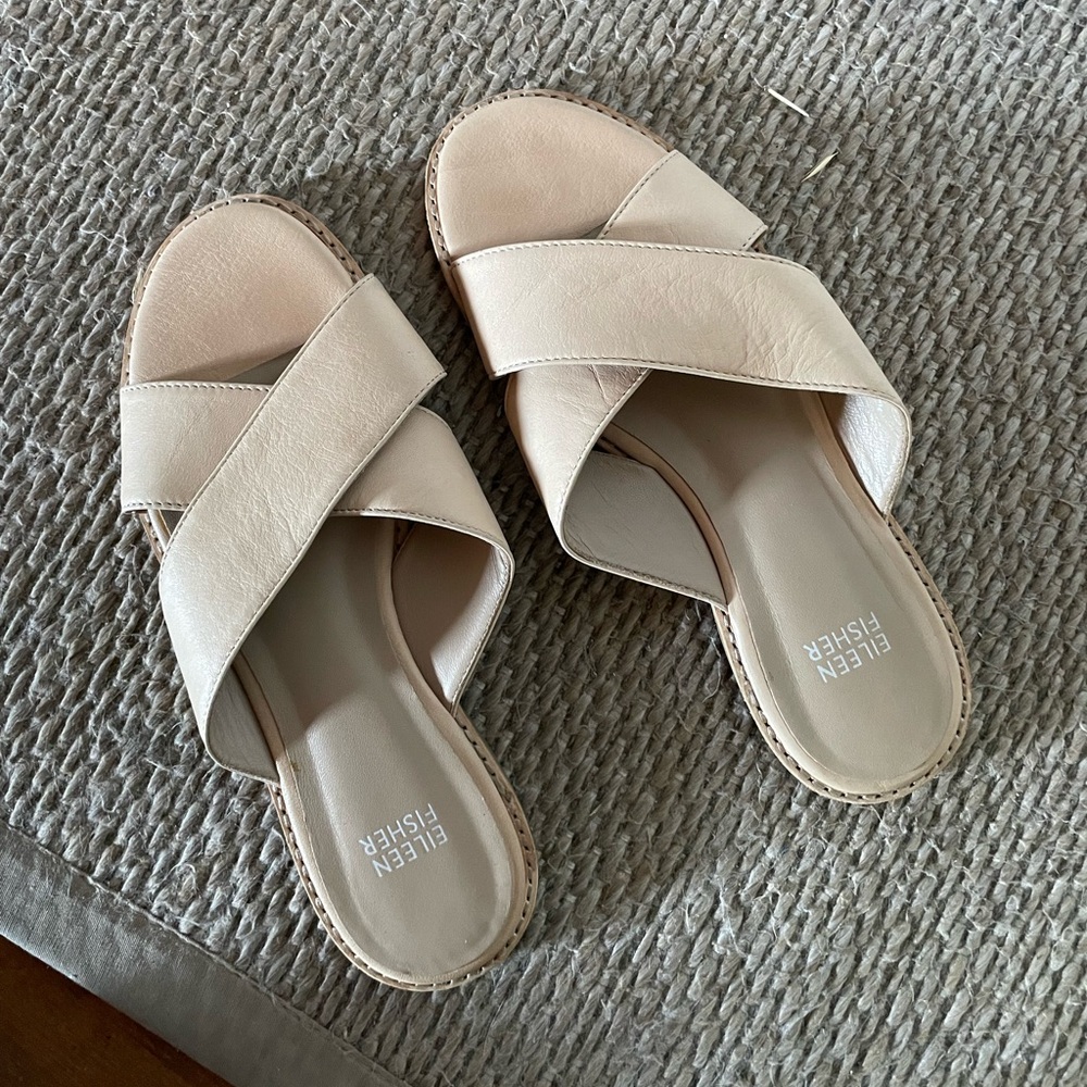 Eileen Fisher flat sandals